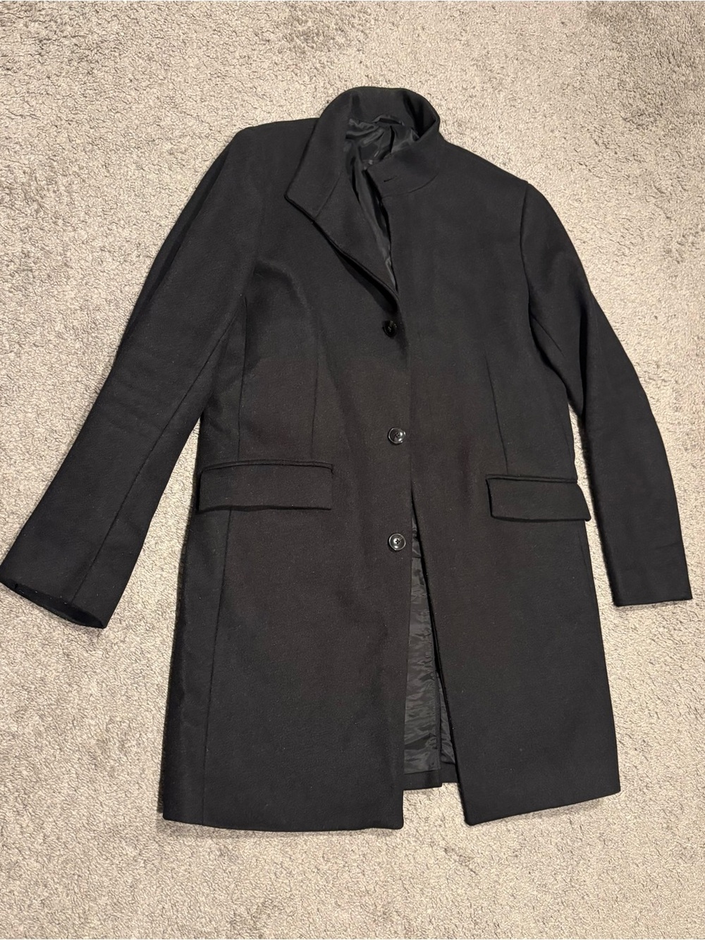 Theory Men’s Wool Cashmere Overcoat Size M